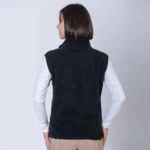 Chaleco Polar Dama Negro